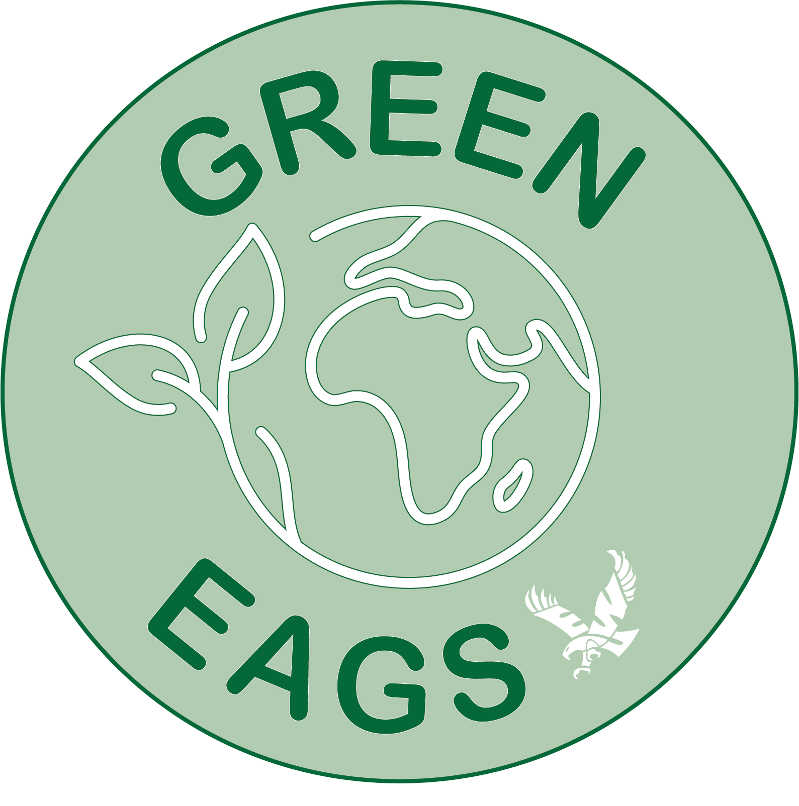 green eags sticker
